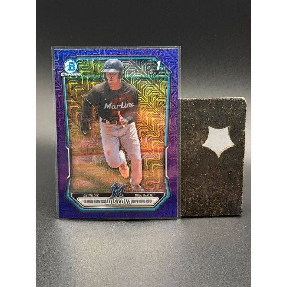 2026 Bowman Chrome Luis Cova 1st Bowman Purple Mojo Refractor /250